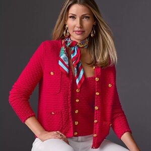 Boston Proper Printed Scarf